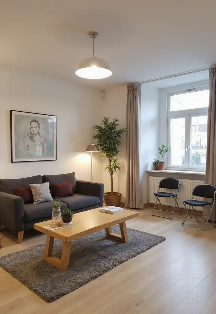 29 Small Living Room Decorating Ideas That Feel Bigger Instantly - 11. Use Adjustable Furniture