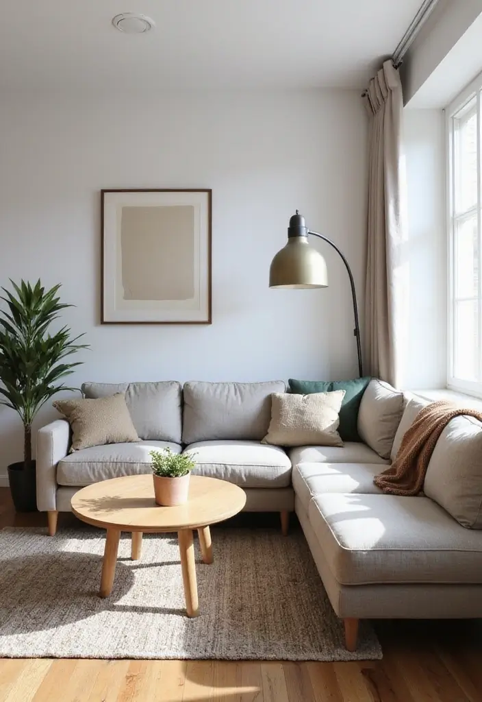 29 Small Living Room Decorating Ideas That Feel Bigger Instantly - 17. Limit Accessories to Essentials