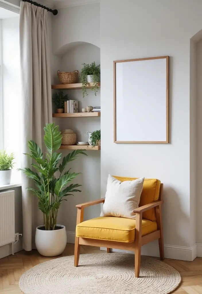 29 Small Living Room Decorating Ideas That Feel Bigger Instantly - 26. Make Use of Corners