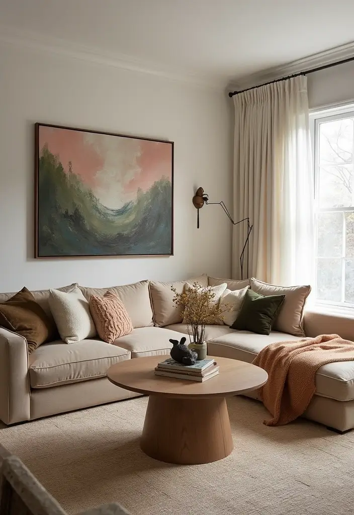 29 Small Living Room Decorating Ideas That Feel Bigger Instantly - 28. Create a Focal Point
