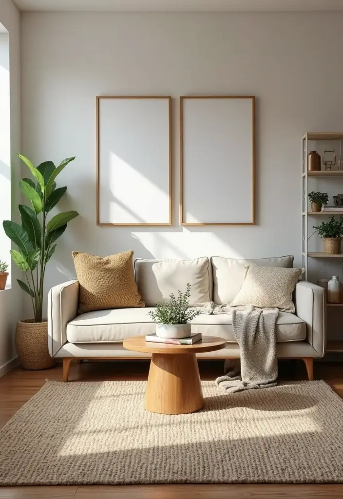 29 Small Living Room Decorating Ideas That Feel Bigger Instantly - 9. Create Zones with Rugs