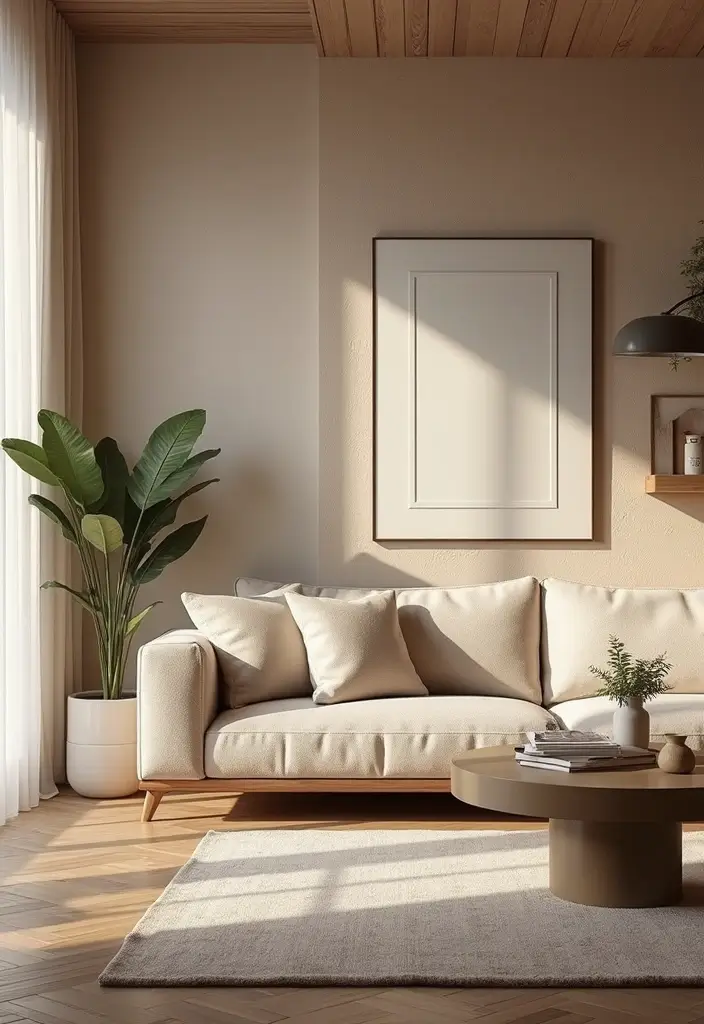 29 Wall Painting Ideas Creative Living Room Styles That Add Personality - 24. Soft Textured Wall Cladding