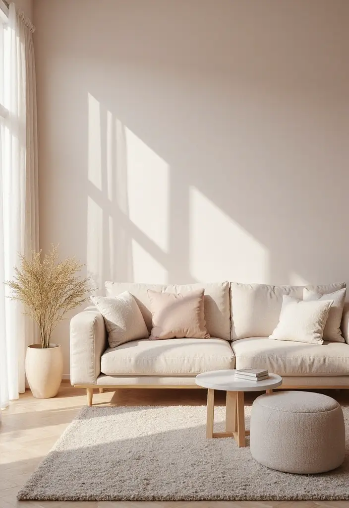 29 Wall Painting Ideas Creative Living Room Styles That Add Personality - 9. Soft Pastels for a Relaxing Retreat