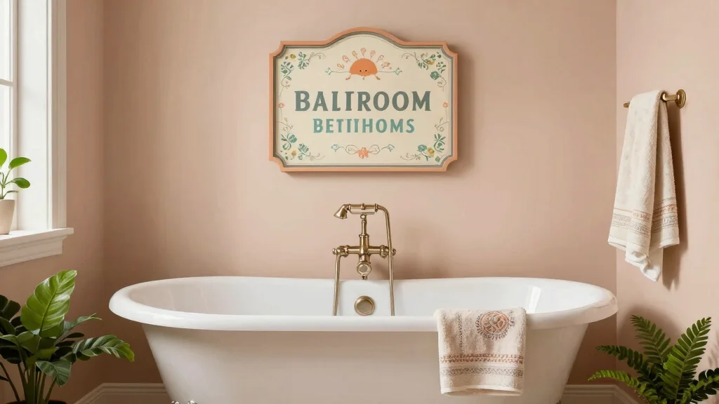 14 Bathroom Rules Sign Ideas That Are Fun And Stylish