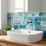 14 Bathroom Sink Backsplash Ideas That Protect And Style