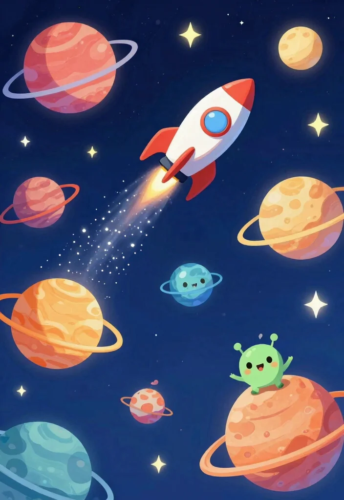 14 Fun Bathroom Coloring Page Ideas for Kids - 4. Space Exploration 1