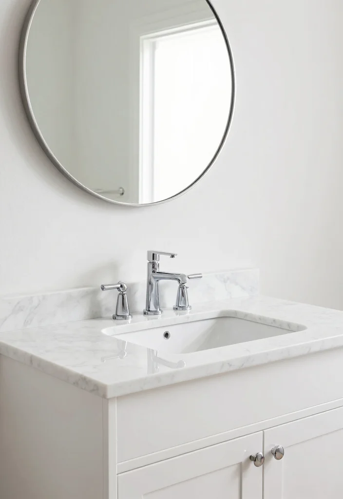 14 Painting Bathroom Vanity Ideas For An Easy Refresh - 7. Glossy Finishes for Added Shine 1
