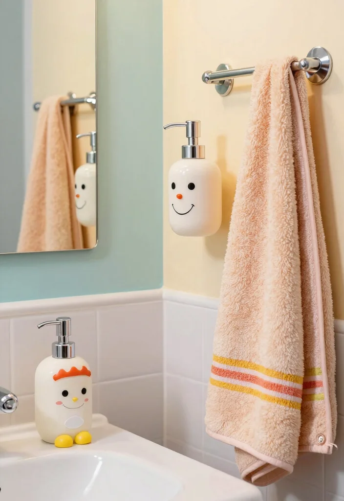 14 Shared Kids Bathroom Ideas That Actually Work - 12. Fun Bathroom Accessories 1