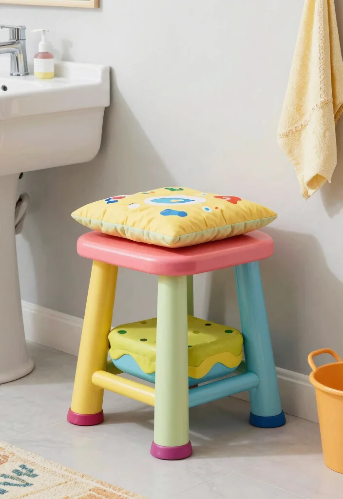 14 Shared Kids Bathroom Ideas That Actually Work - 13. Multi-Purpose Furniture 1