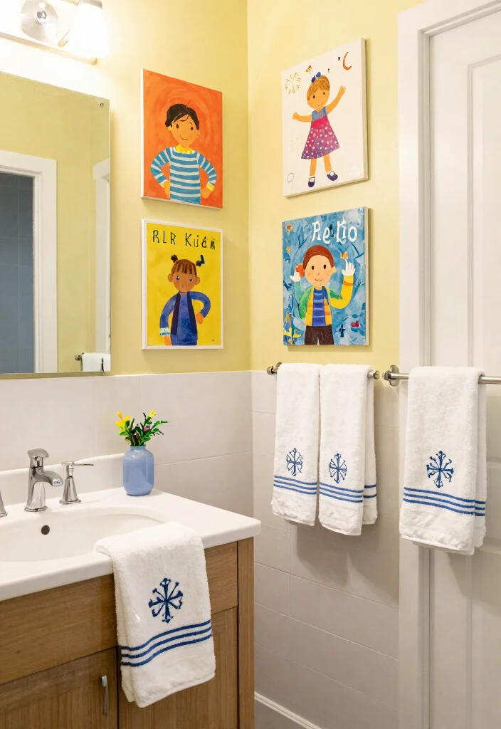14 Shared Kids Bathroom Ideas That Actually Work - 14. Encourage Personalization 1