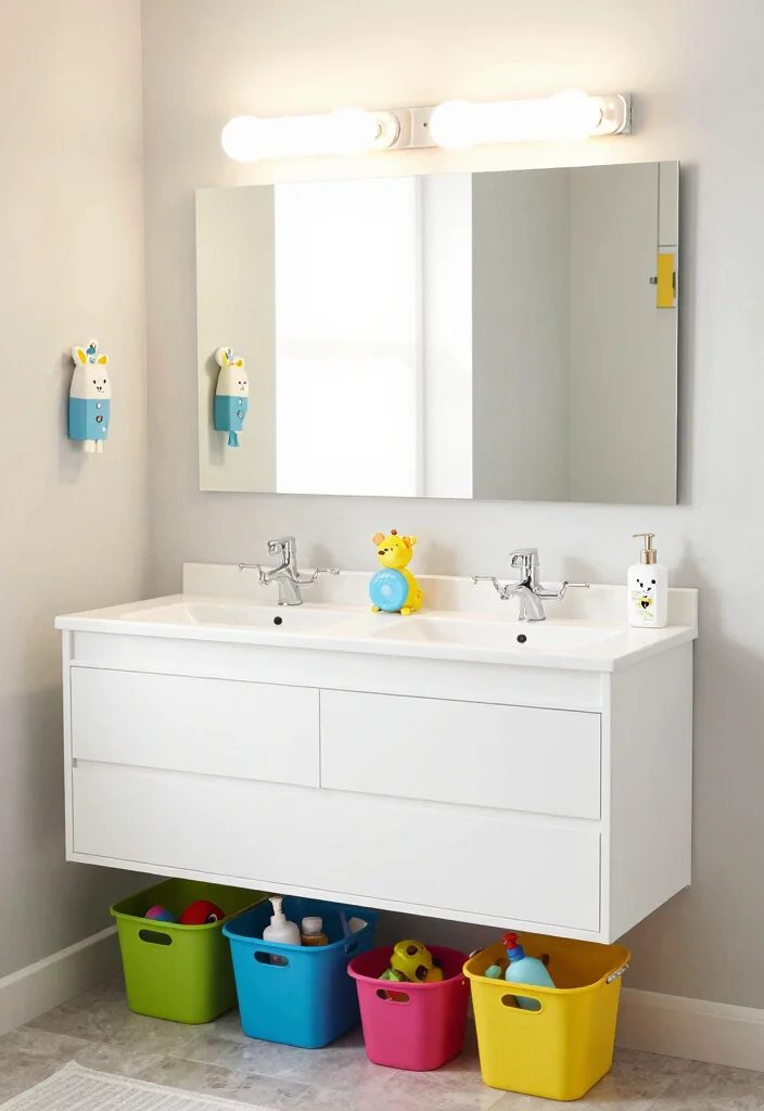 14 Shared Kids Bathroom Ideas That Actually Work - 2. Double Vanity Spaces 1
