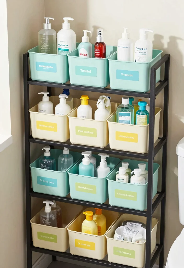 14 Shared Kids Bathroom Ideas That Actually Work - 4. Shared Storage Solutions 1