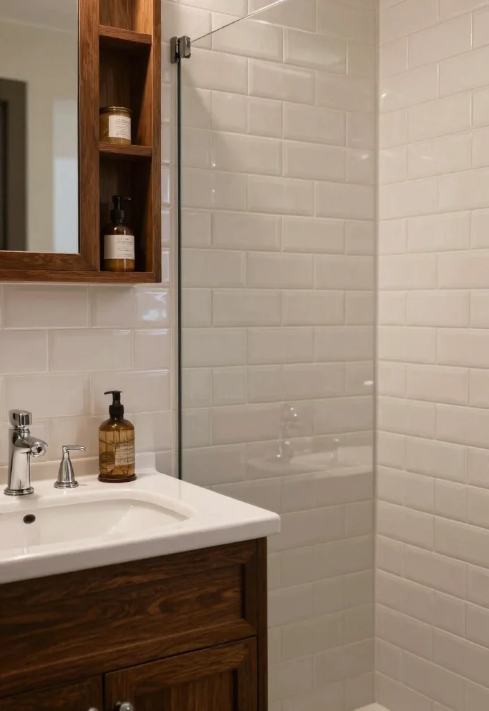 14 Subway Tile Bathroom Ideas That Never Go Out Of Style - 4. Glossy vs. Matte Finishes 1