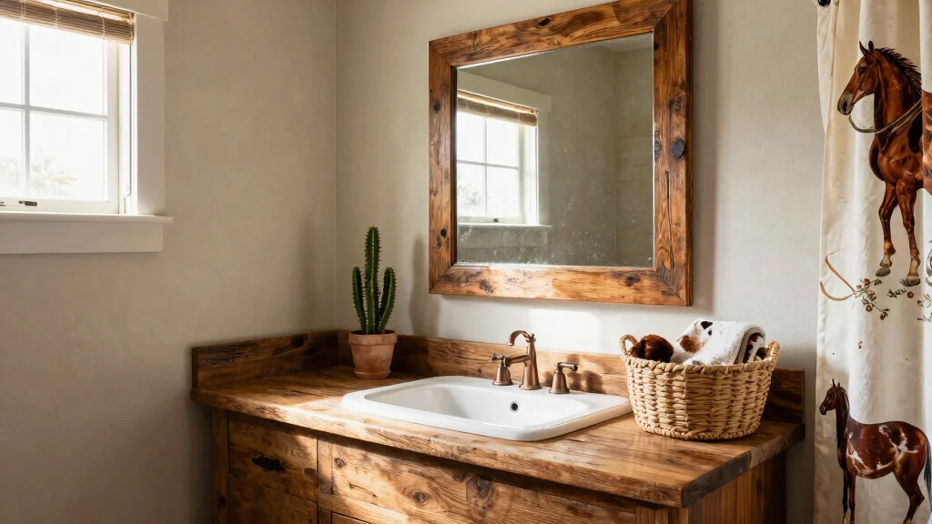 14 Western Bathroom Decor Ideas With Rustic Flair