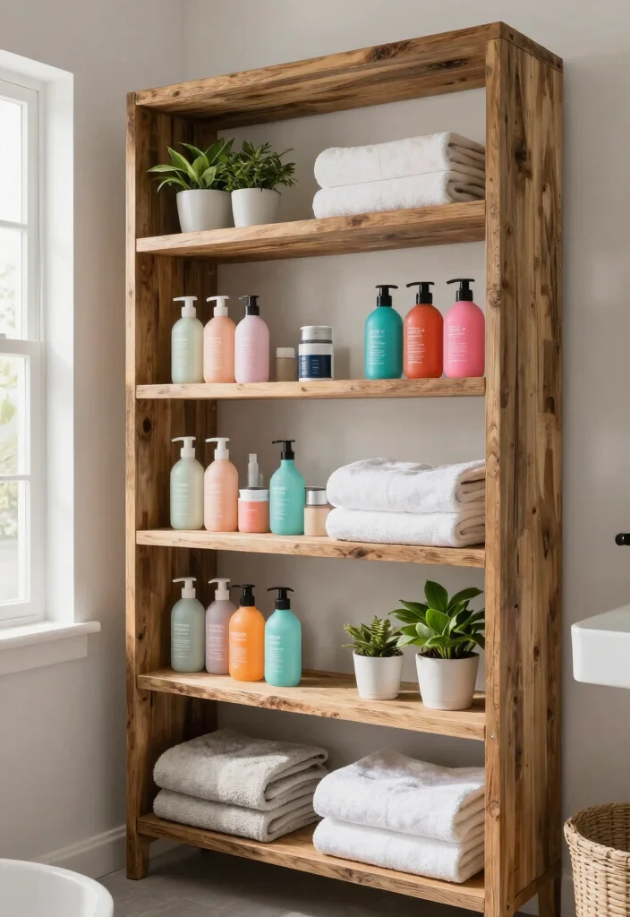 15 Bathroom Cabinet Storage Ideas That Reduce Clutter - 10. Open Shelving 1