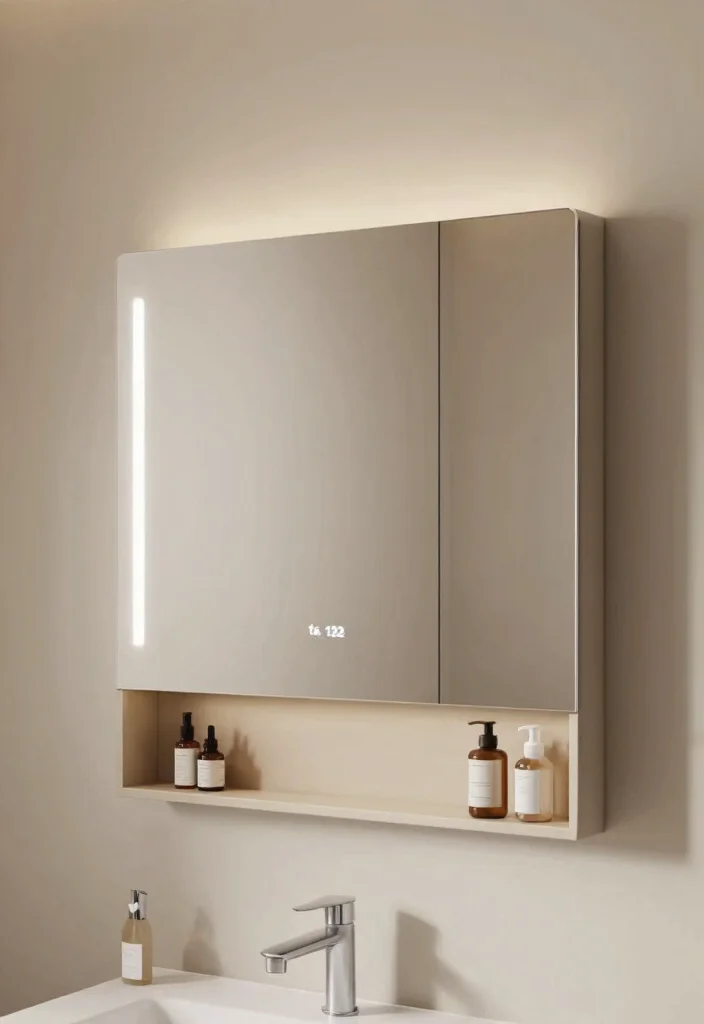 15 Bathroom Cabinet Storage Ideas That Reduce Clutter - 11. Smart Mirrors with Storage 1