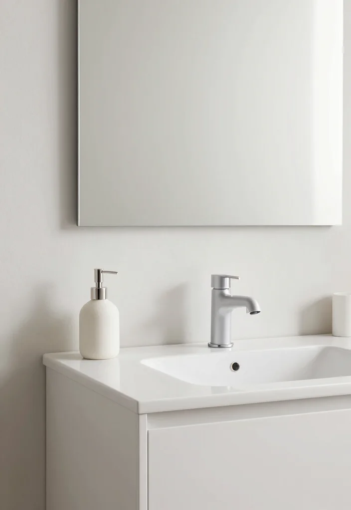 15 Bathroom Vanity Decor Ideas For A Finished Look - 11. Minimalist Approach 1