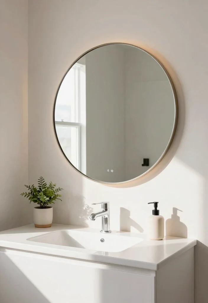 15 Bathroom Vanity Decor Ideas For A Finished Look - 2. Decorative Mirror Styles 1