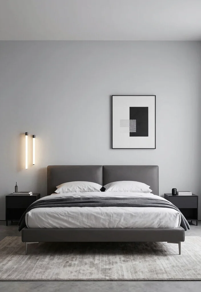 15 Bedroom Sconces Above Bed Ideas for Soft Ambient Lighting - 13. Chic Tube Sconces 1