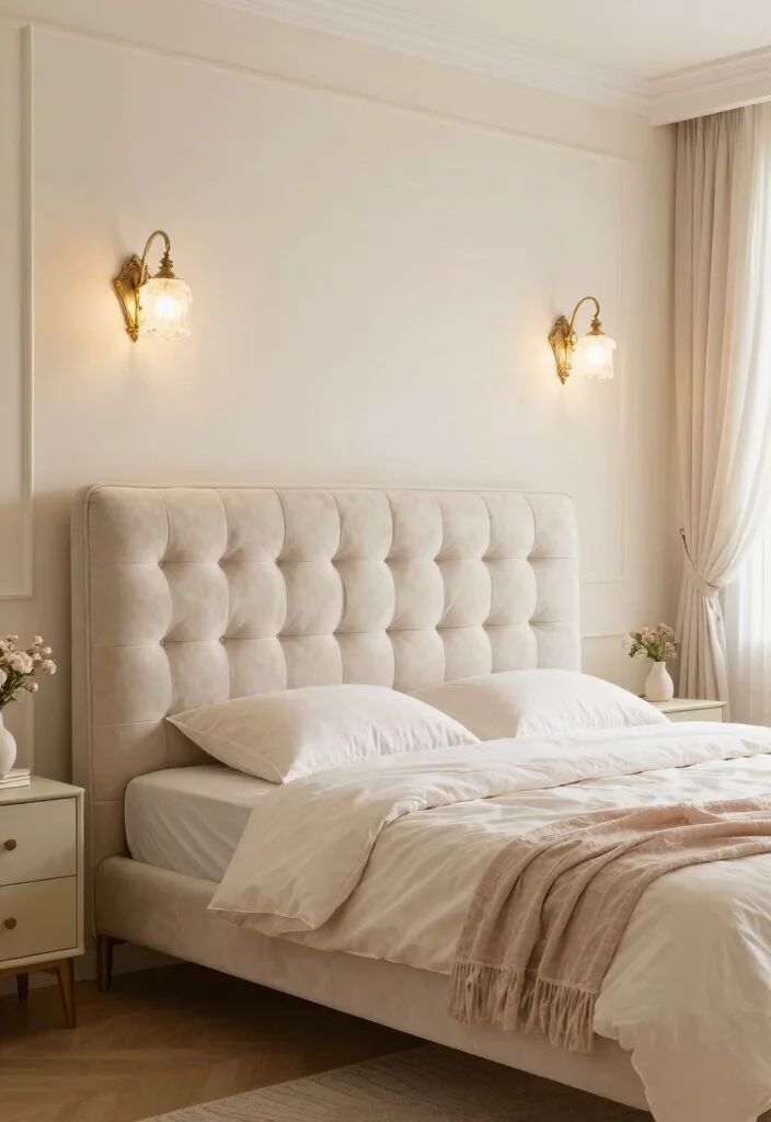 15 Bedroom Sconces Above Bed Ideas for Soft Ambient Lighting - 4. Vintage-Inspired Wall Sconces 1