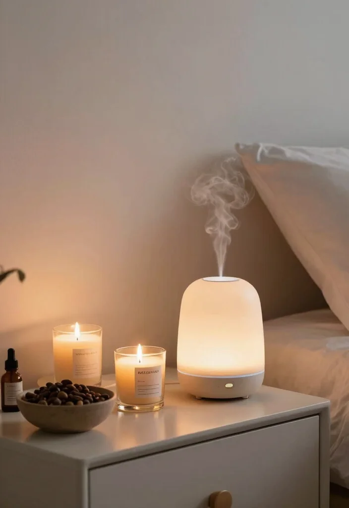 15 Low Light Bedroom Ideas for a Moody, Relaxing Ambience - 10. Incorporate Mood-Enhancing Scents 1