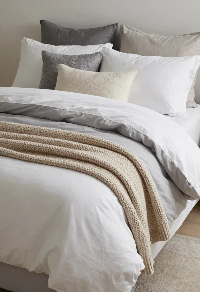 15 Low Light Bedroom Ideas for a Moody, Relaxing Ambience - 12. Soft, Cozy Bedding is Key 1