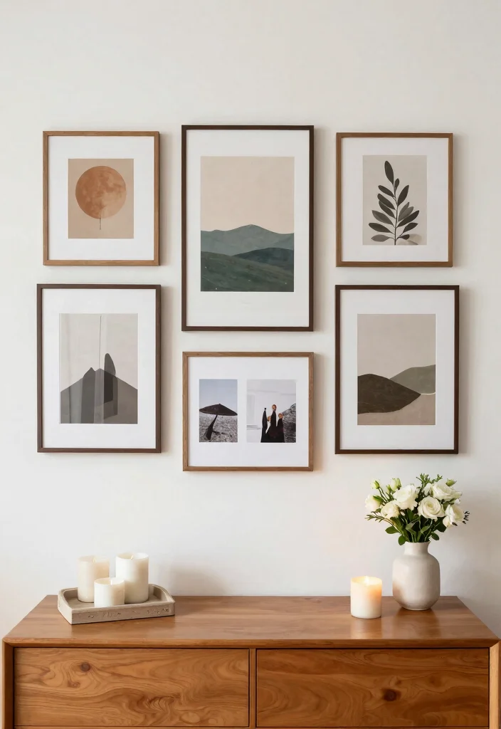 15 Low Light Bedroom Ideas for a Moody, Relaxing Ambience - 7. Personalize with Art and Decor 1