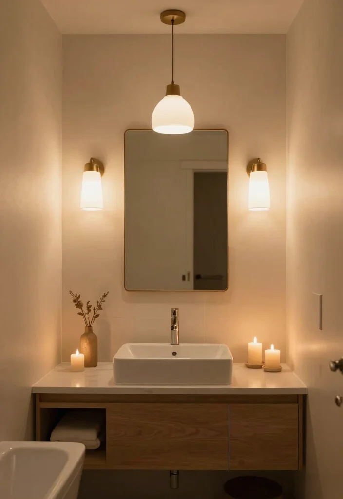 15 Relaxing Bathroom Ideas For A Calm Retreat - 5. Soft Lighting Options 1