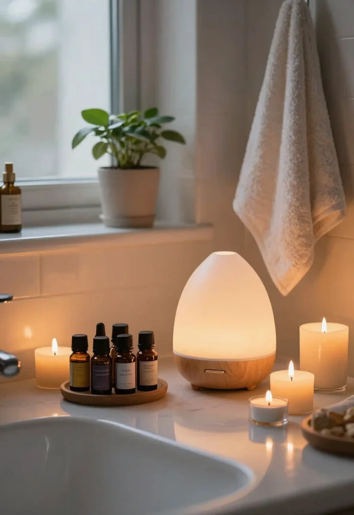 15 Relaxing Bathroom Ideas For A Calm Retreat - 6. Aromatherapy Essentials 1
