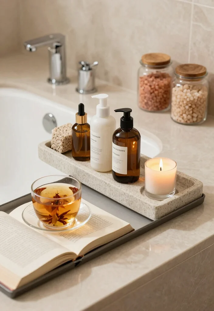 15 Relaxing Bathroom Ideas For A Calm Retreat - 7. Spa-Like Accessories 1
