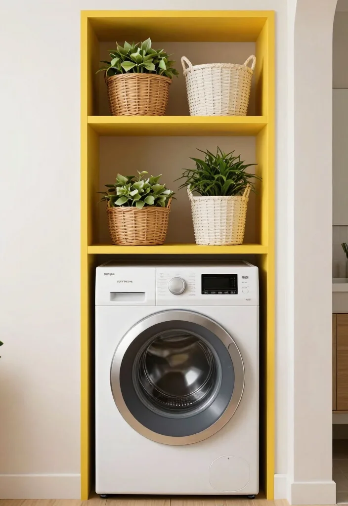 15 Small Bathroom Ideas With A Washing Machine Built In - 11. Create an Open Laundry Space 1
