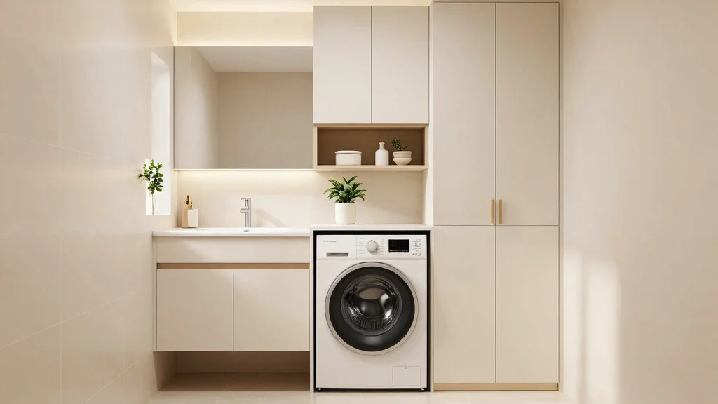 15 Small Bathroom Ideas With A Washing Machine Built In
