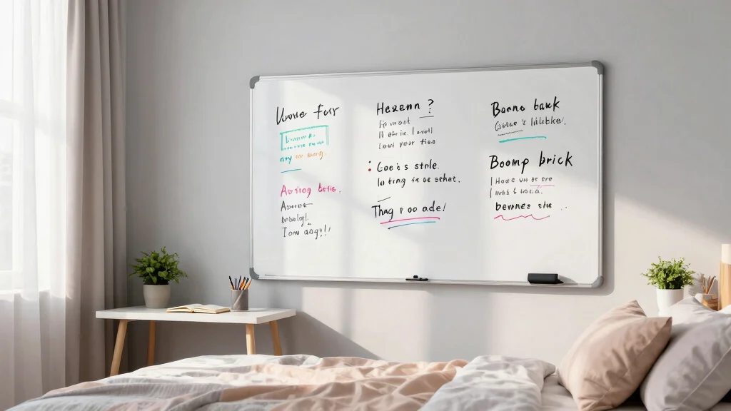 15 Whiteboard Ideas for a Bedroom Aesthetic: Creative & Functional Decor