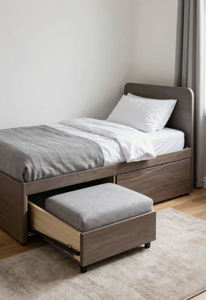 16 Assisted Living Bedroom Ideas: Comfortable, Safe, and Stylish - 10. Multi-Functional Furniture 1