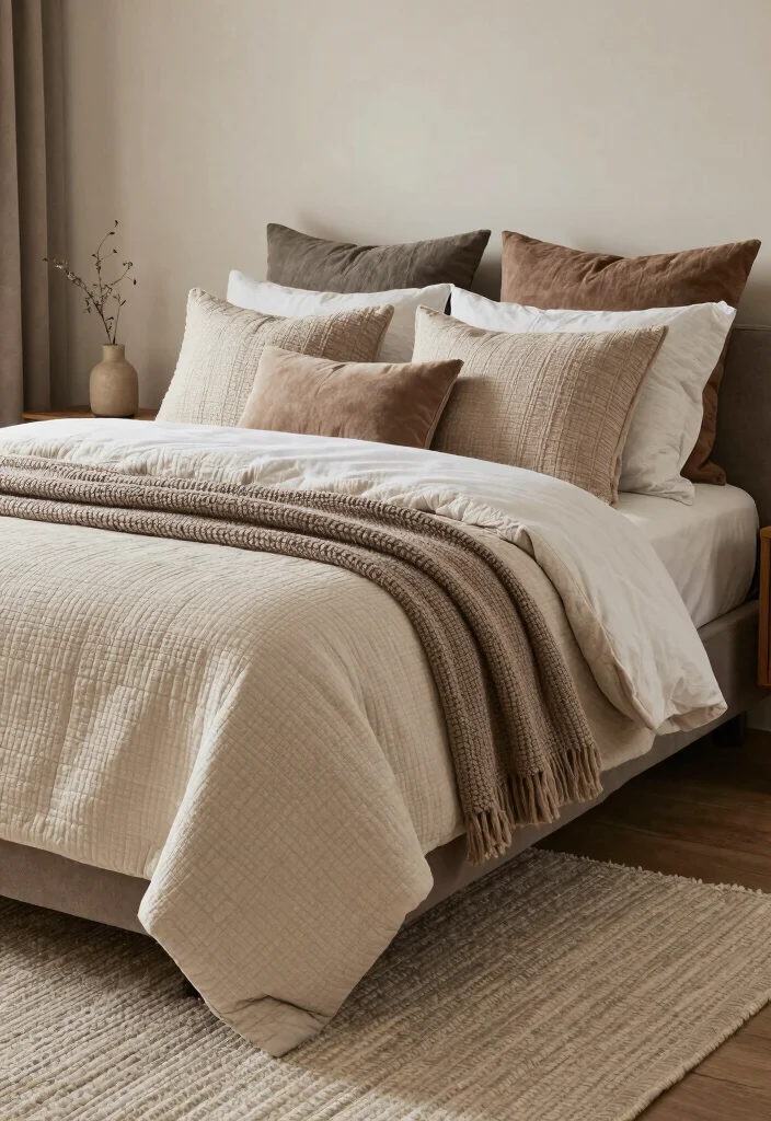 16 Assisted Living Bedroom Ideas: Comfortable, Safe, and Stylish - 12. Inviting Textures for Comfort 1