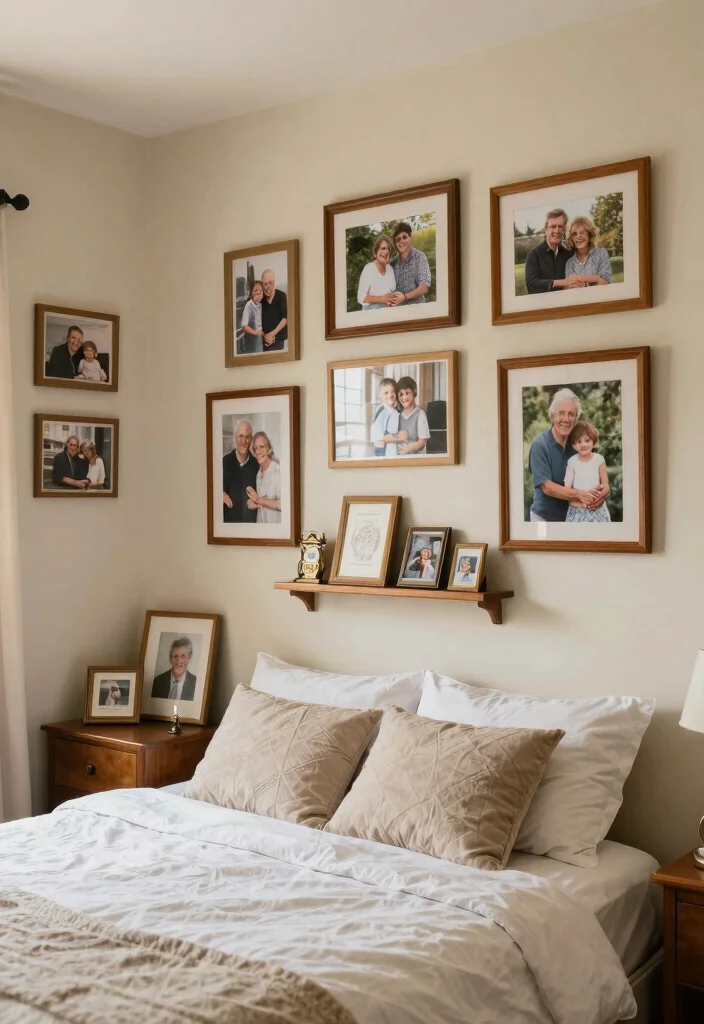 16 Assisted Living Bedroom Ideas: Comfortable, Safe, and Stylish - 6. Personal Touches to Evoke Memories 1