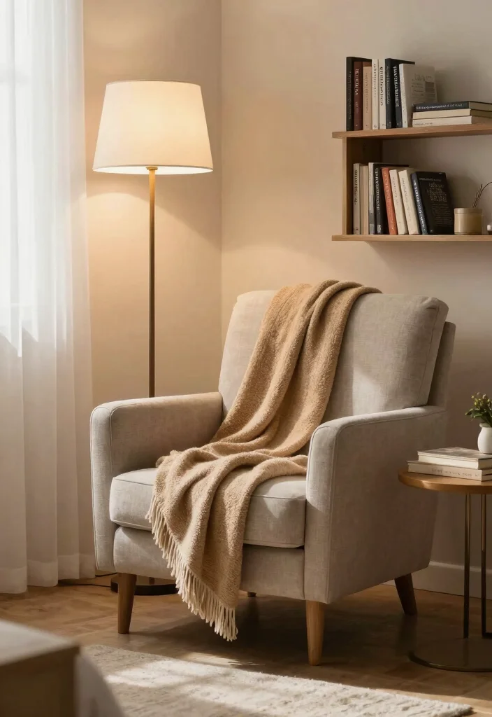16 Assisted Living Bedroom Ideas: Comfortable, Safe, and Stylish - 8. Cozy Reading Nook for Relaxation 1