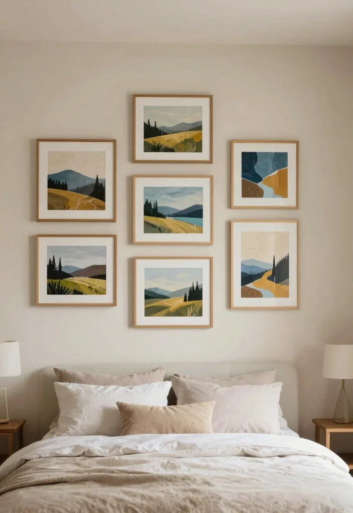 16 Assisted Living Bedroom Ideas: Comfortable, Safe, and Stylish - 9. Meaningful Artwork for Inspiration 1