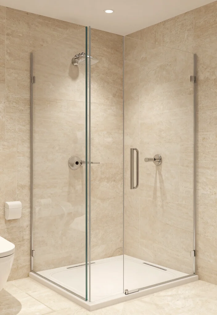 16 Bathroom Ensuite Ideas For Modern Comfort - 10. Open Concept Shower Design 1