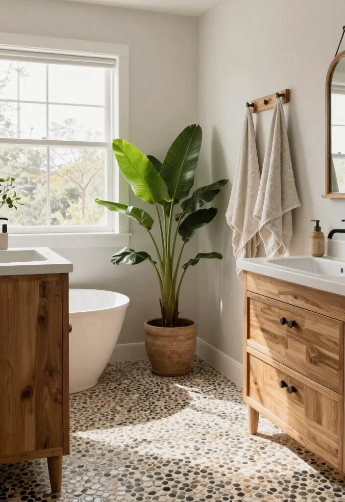 16 Bathroom Ensuite Ideas For Modern Comfort - 2. Cozy Natural Elements 1
