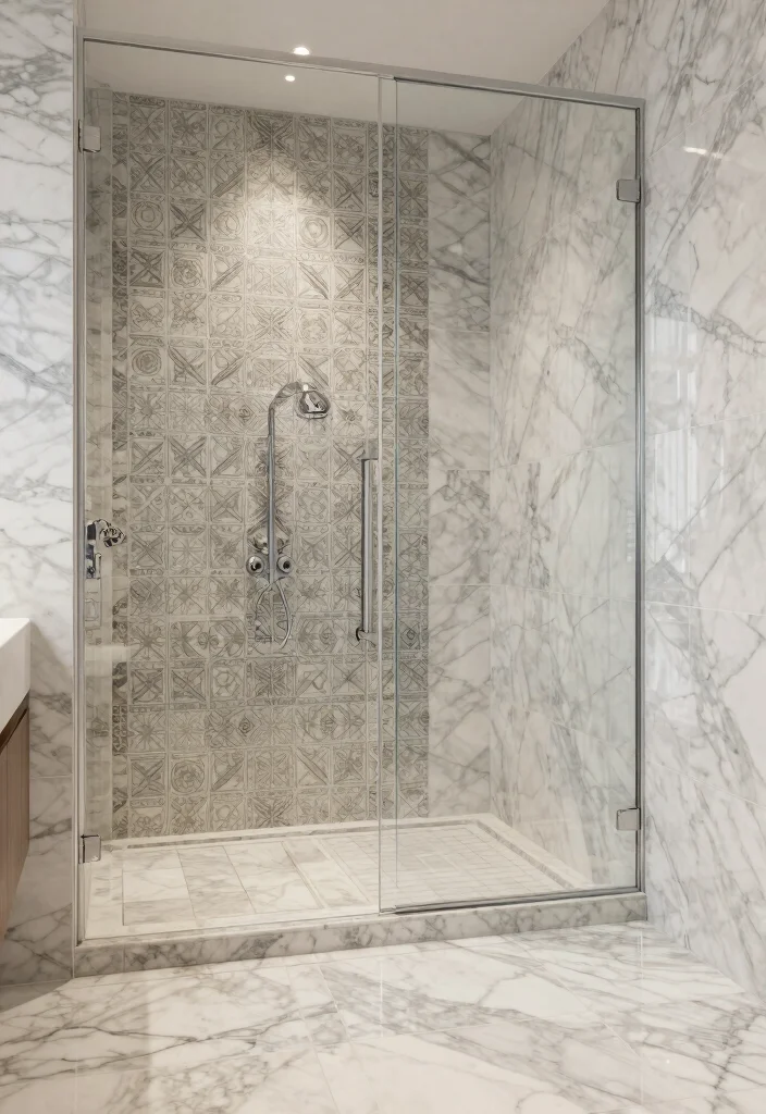 16 Bathroom Ensuite Ideas For Modern Comfort - 5. Luxurious Tile Designs 1