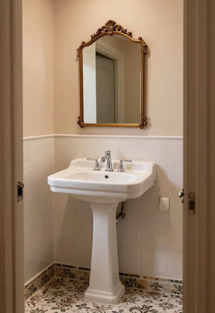 16 Bathroom Ensuite Ideas For Modern Comfort - 9. Vintage Charm with Modern Touches 1