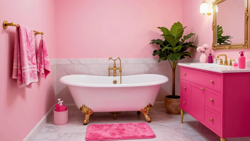 16 Hot Pink Bathroom Decor Ideas With Bold Energy