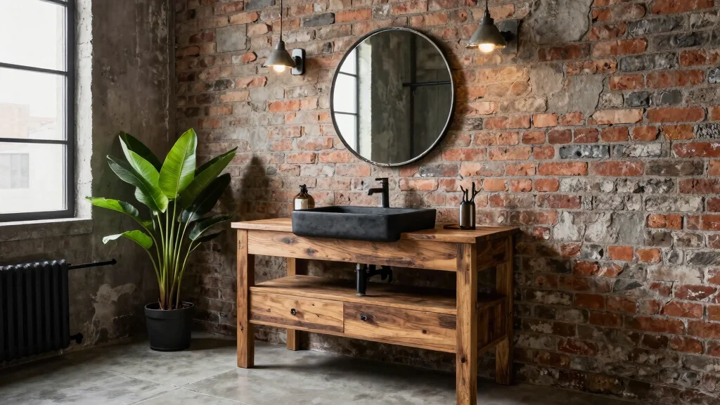 16 Industrial Bathroom Vanity Ideas With Urban Edge