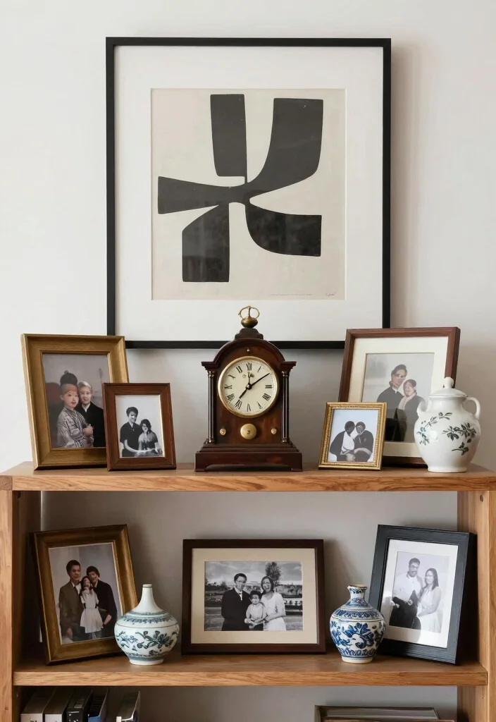 16 Modern Classic Bedroom Design Ideas for Timeless Luxury Style - 7. Personalized Touches: Family Heirlooms and Keepsakes 1