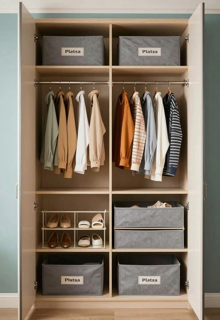 16 Platsa IKEA Ideas for Bedroom Modular Smart Storage - 6. Creative Closet Organization 1