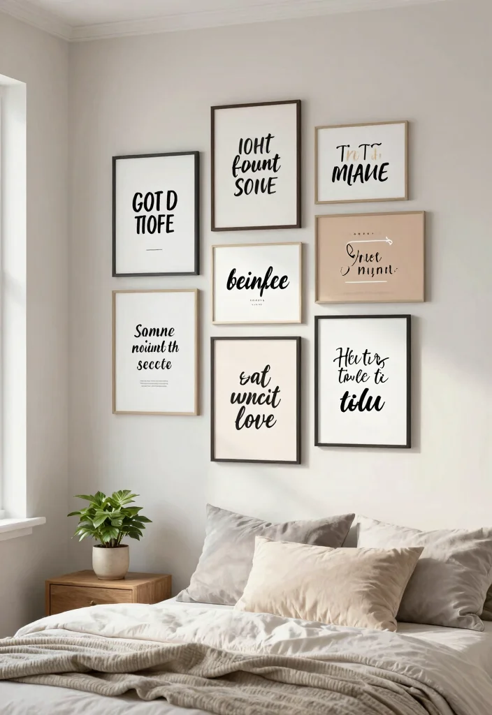 16 Poster Prints Wall Bedroom Ideas: Trendy Personal Decor - 4. Inspirational Quotes: Motivation at a Glance 1