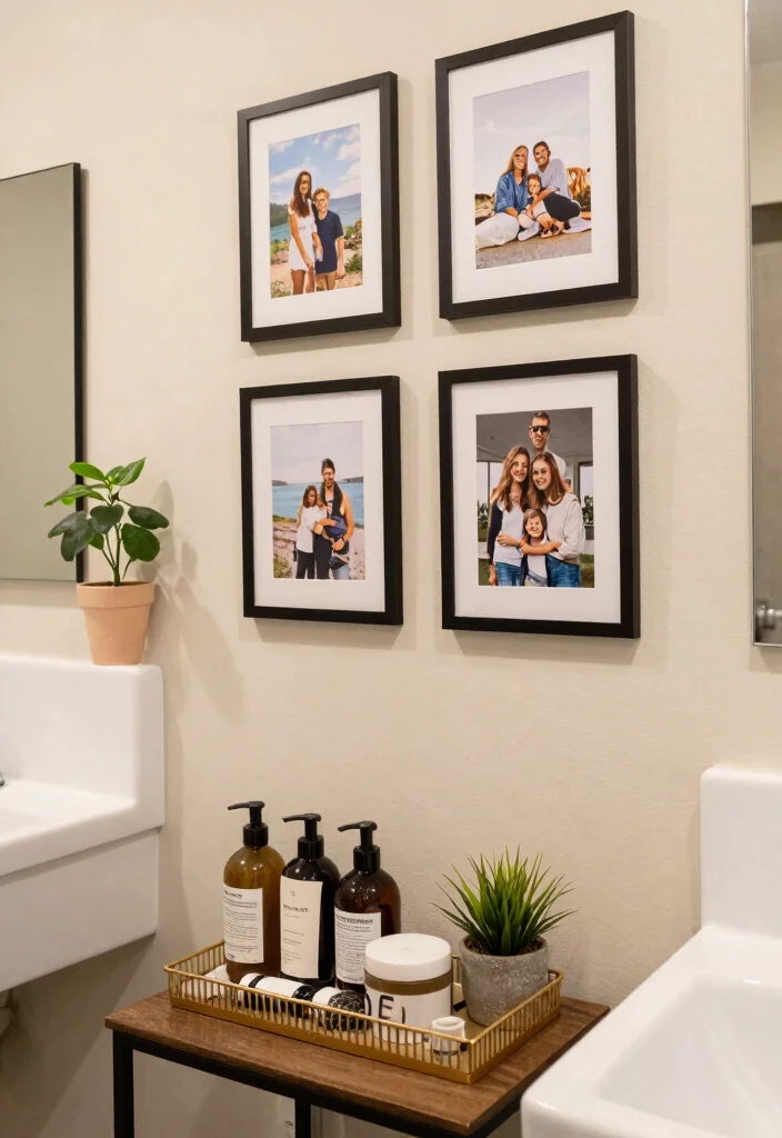 16 Small Rental Bathroom Ideas With Big Style - 14. Personal Touches 1