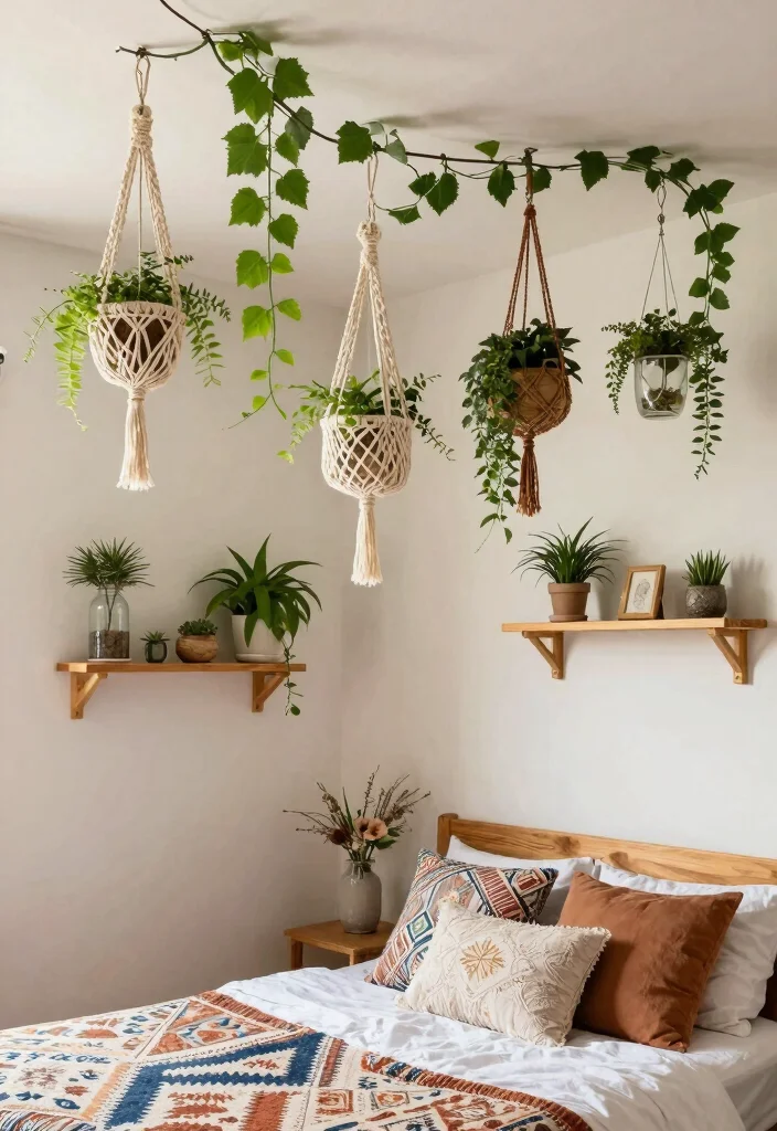 16 Vines on Ceiling Bedroom Ideas: Whimsical Natural Decor - 8. DIY Vines on Ceiling Projects 1