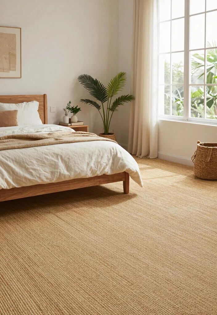 17 Bedroom Flooring Ideas Master Suite Elegant Choices - 17. Nature-Inspired Flooring Choices 1